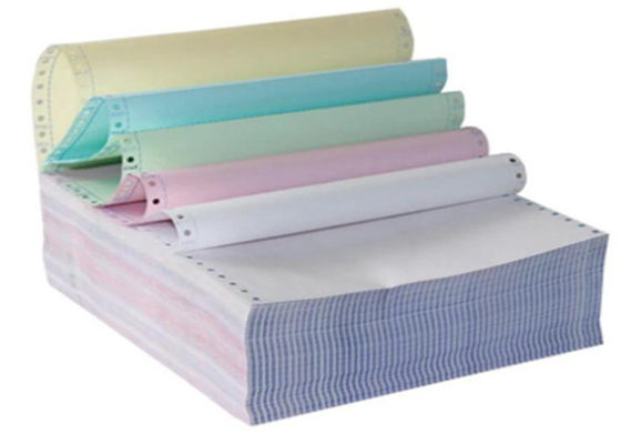 La coutume a imprimé 3 plis papier autocopiant Rolls de 4 plis
