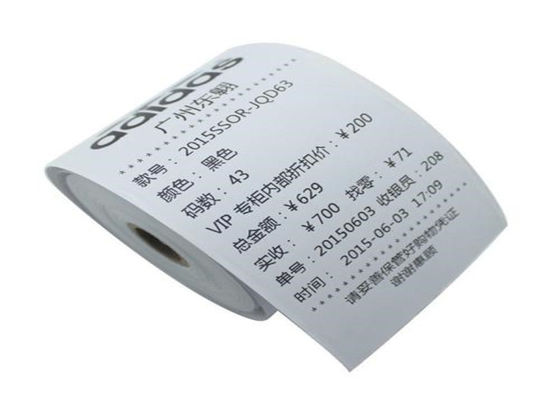 Papier thermosensible libre Rolls d'atmosphère d'ODM BPA 80×80 80×100 d'OEM