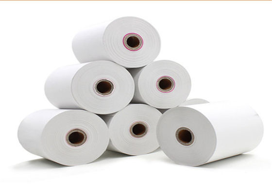 flexo imprimant la pâte de bois de 100% 58mm Rolls enorme thermique blanche