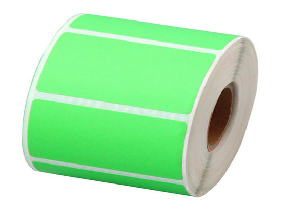 Labels auto-adhésifs imperméables brillants du stratifié 57x32mm