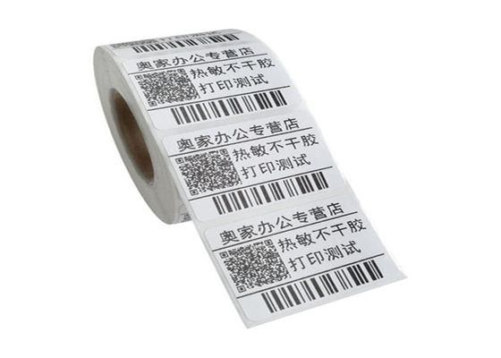Labels de code barres auto-adhésifs sensibles à la chaleur d'impression offset