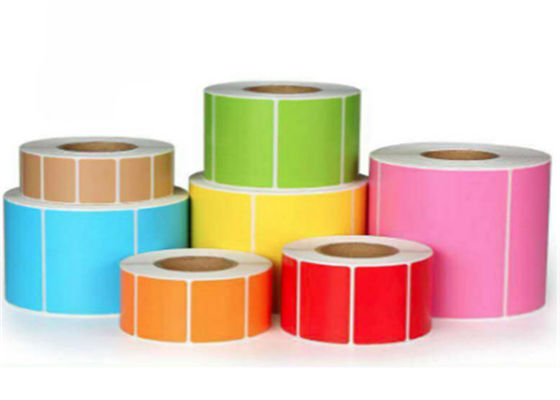 Labels de code barres imperméables inodores de 65mm x de 80mm Rolls