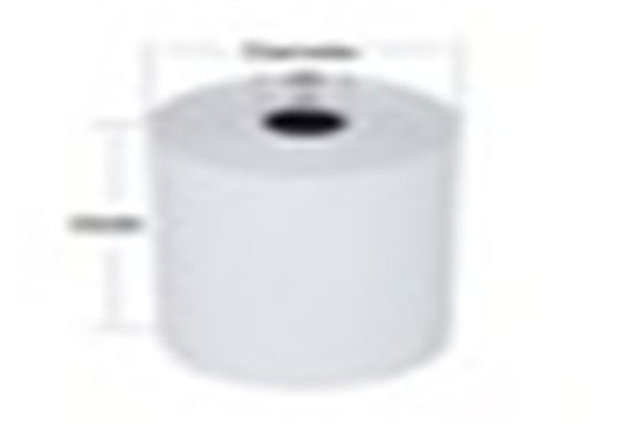 Papier thermosensible Rolls d'atmosphère de 57*40mm de noyau blanc de carton