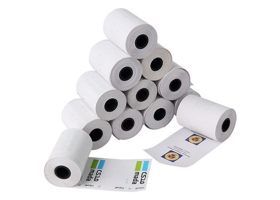 Position Rolls FSC de papier thermosensible de la caisse enregistreuse 45gsm 57x50mm