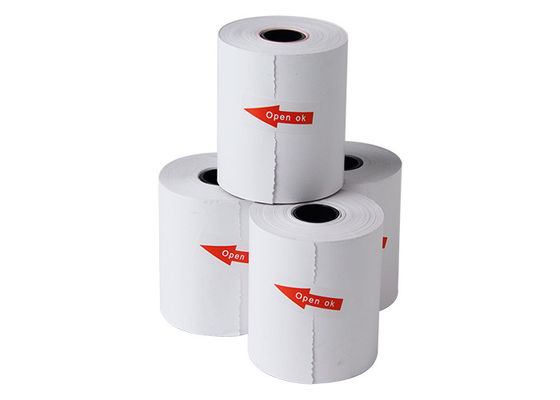 Petit pain enorme inodore blanc 80x80mm du papier 48gsm thermosensible