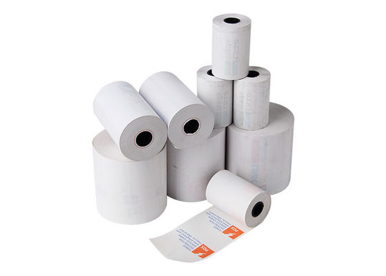 Papier thermosensible Rolls 80x80mm d'atmosphère du double revêtement 65gsm 57x40mm