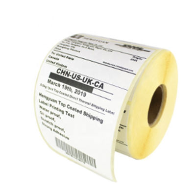 Anti label 102x76mm de papier thermosensible d'auto-collant de contrefaçon