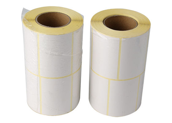 Anti autocollant thermique contrefait inférieur jaune 102x102mm de label