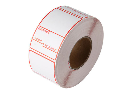 Label d'expédition adhésif thermique de Labels BOPP 4x6 d'imprimante d'autocollant compostable